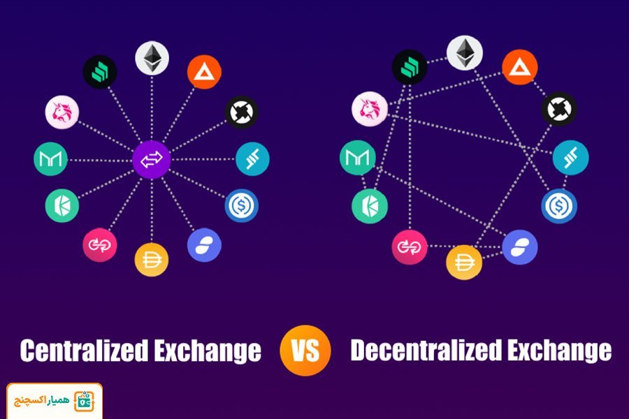 تفاوت‌های اصلی بین CEX و DEX